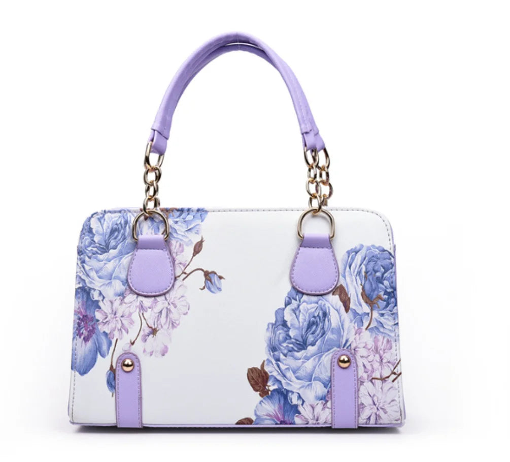 Nuove Borse da Donna con Stampa Floreale, Eleganti Borse a Tracolla alla Moda, Borse Casual Quotidiane in Pelle PU per Signore