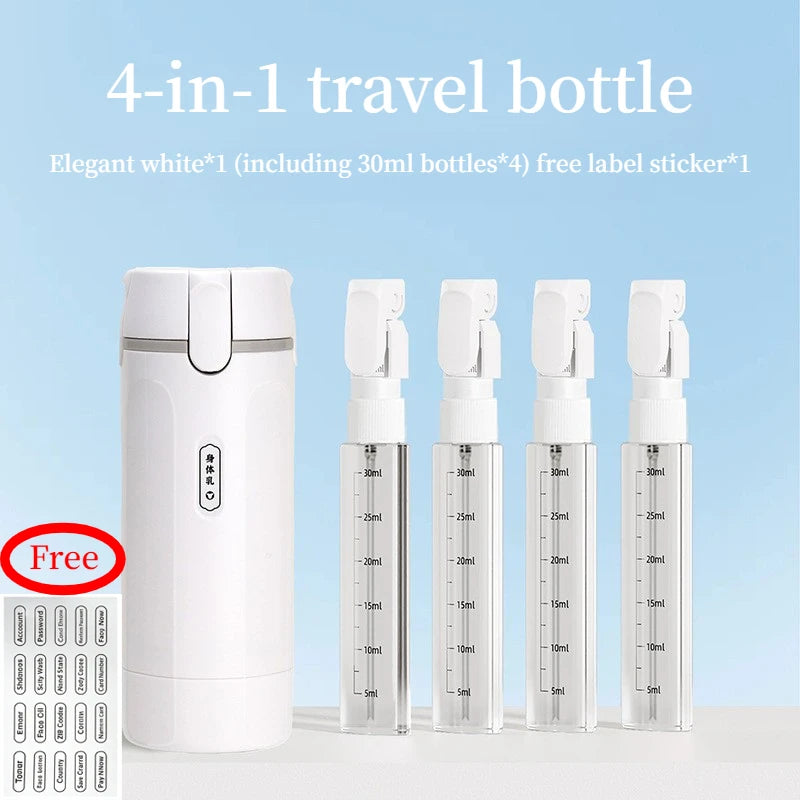 Bottiglie Viaggio Silicone Antiperdita 2pz