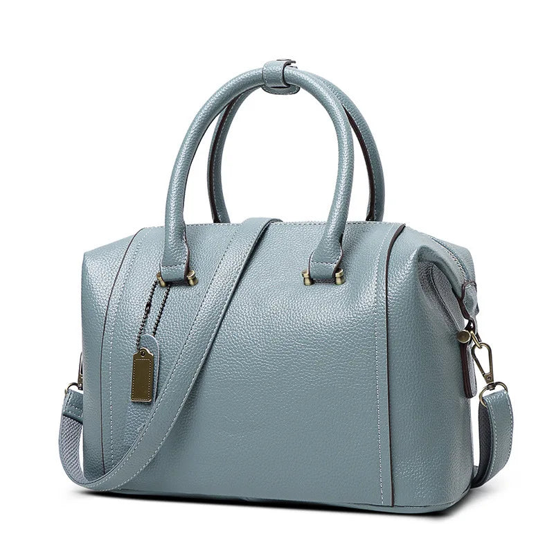 2026 Borse da donna solide di nuova moda Borse a tracolla da donna in pelle Pu di design europeo Borsa a tracolla di lusso di marca per ragazza femminile