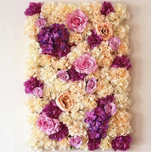 40X60CM Creative Artificial flower rose Flower wall wedding Artificial plants Background wall Christmas silk Modern decoration
