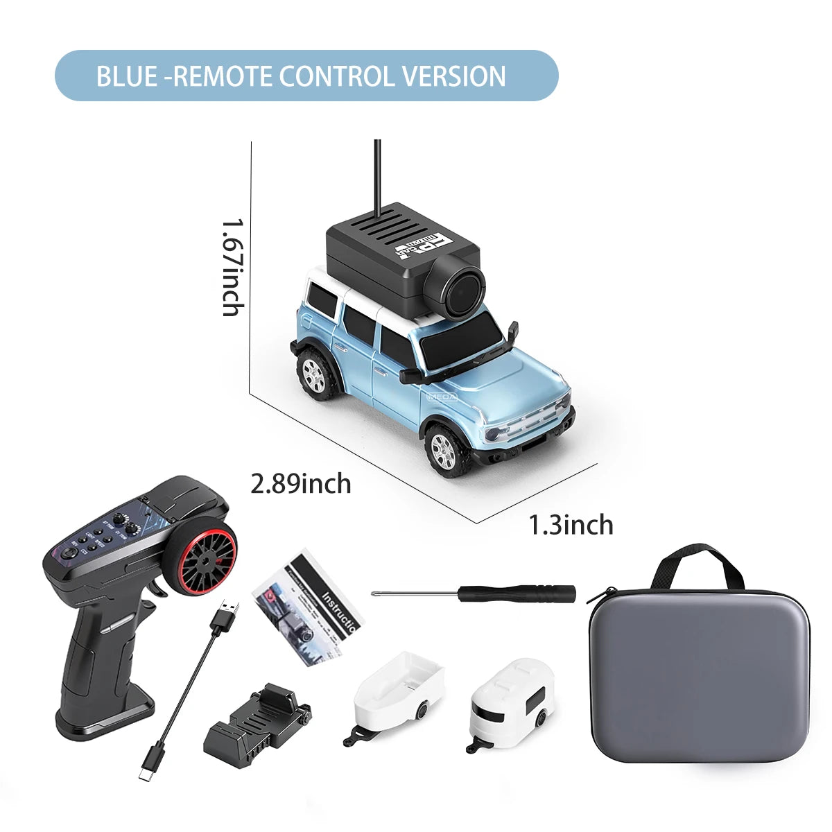 Auto RC WLtoys 6405/6406 con Tappeto Pista e Telecamera