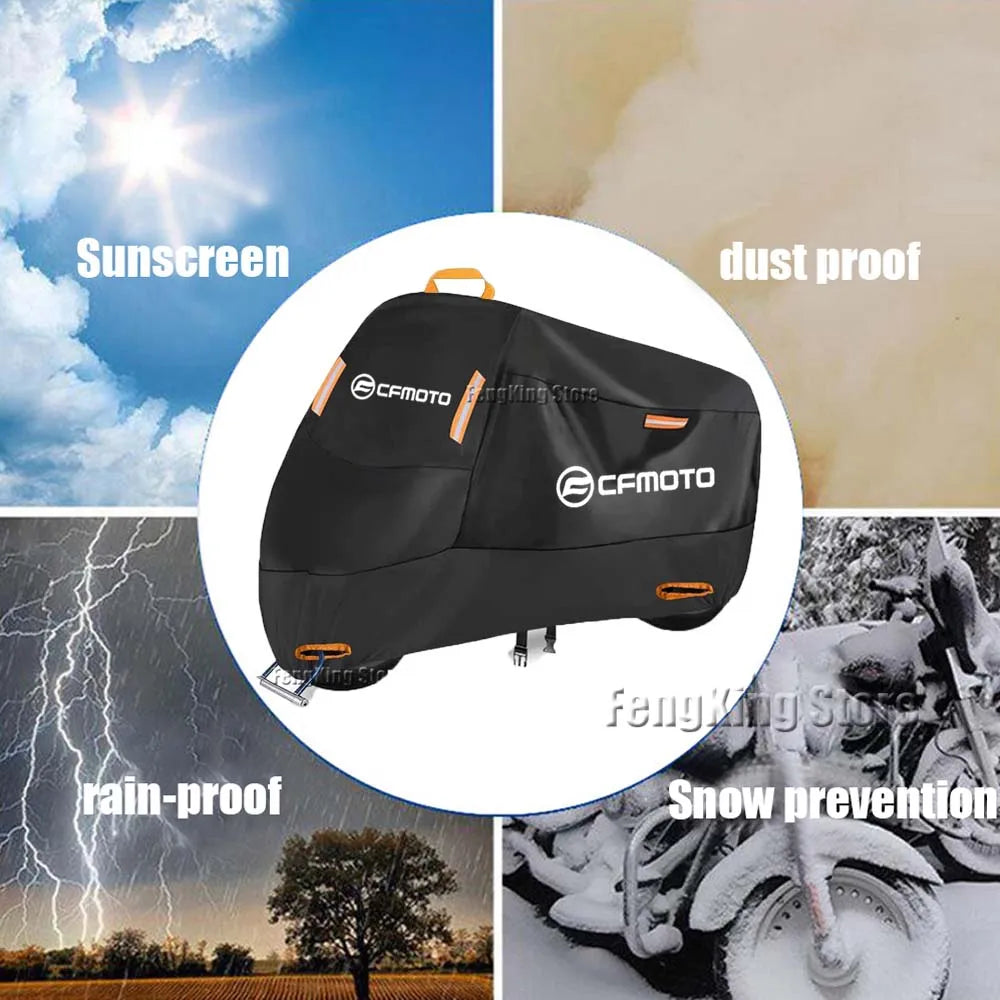 Telo Copri Moto Impermeabile Universale Anti-UV