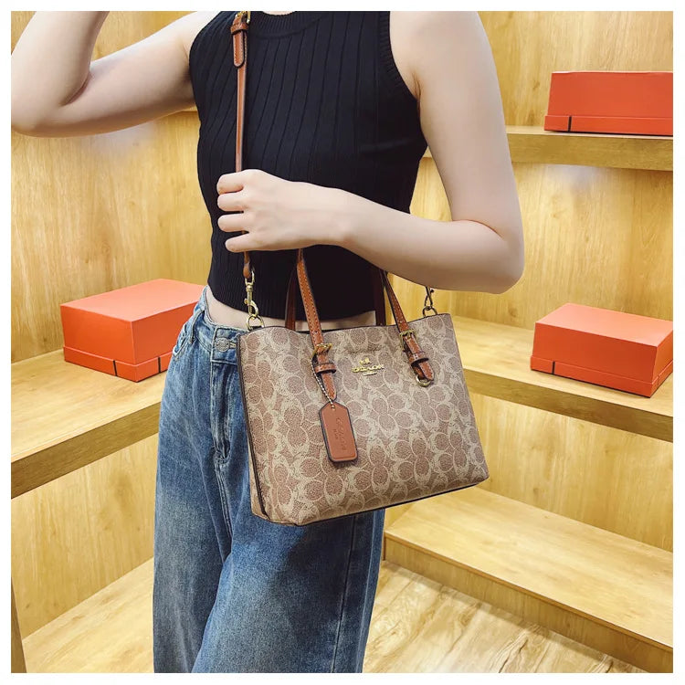 Borsa Stampata Francese 2026 Nuova Borsa a Tracolla Versatile Stile Retrò Lusso Moda Casual Europea e Americana