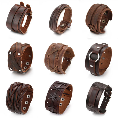 Bracciale Pelle Punk