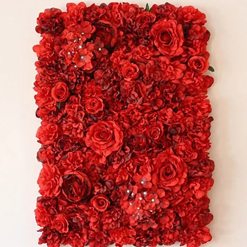 40X60CM Creative Artificial flower rose Flower wall wedding Artificial plants Background wall Christmas silk Modern decoration