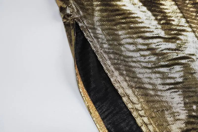 Mini abito aderente sexy per donna Bling Glitter Evening Prom Donna Halter Spacco laterale Backless Party Club Abiti estivi