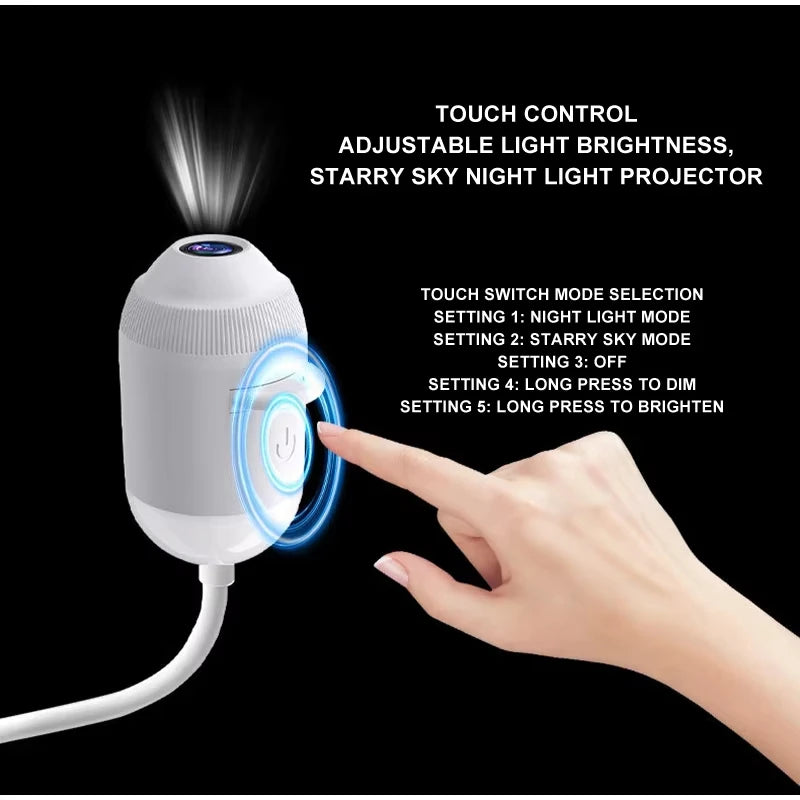 Proiettore Galassia USB Cielo Stellato 360°
