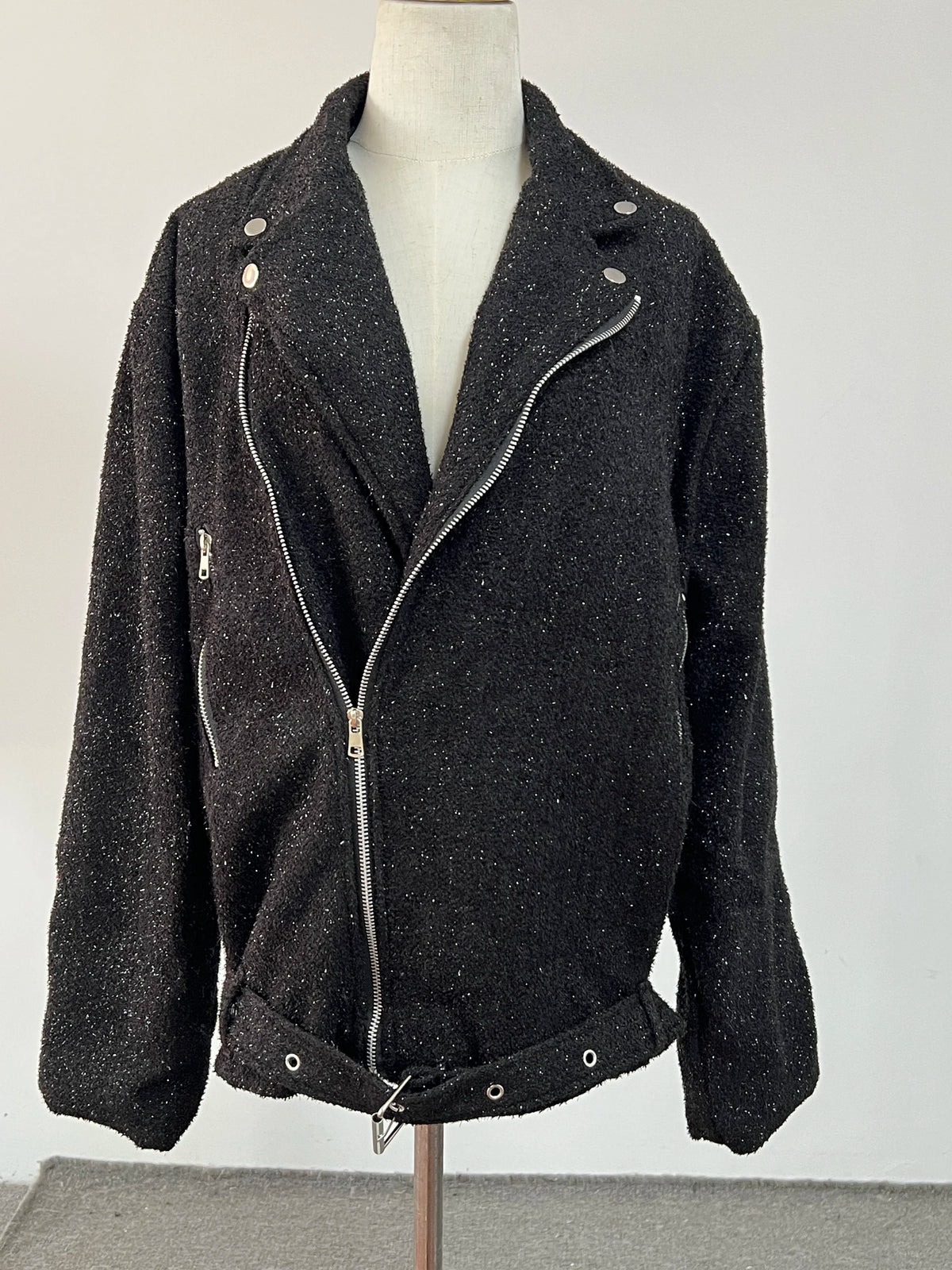 Cappotto blazer autunno inverno Giacca corta da abito corta con design nappa brillante di fascia alta Giacca bella stile coreano allentata estetica