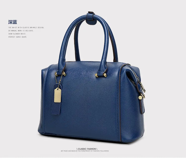 2026 Borse da donna solide di nuova moda Borse a tracolla da donna in pelle Pu di design europeo Borsa a tracolla di lusso di marca per ragazza femminile