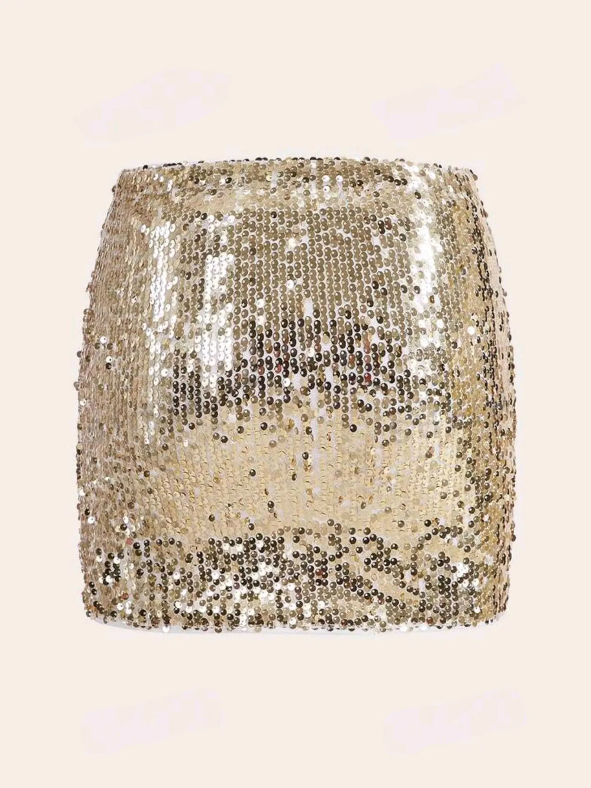 Aimsnug 2025 Moda sexy Paillettes Gonna Donna Pantaloncini taglio alto Argento Oro Morbido Danza Pantaloncini Hip Hop Elastico in vita Gonne a tubino