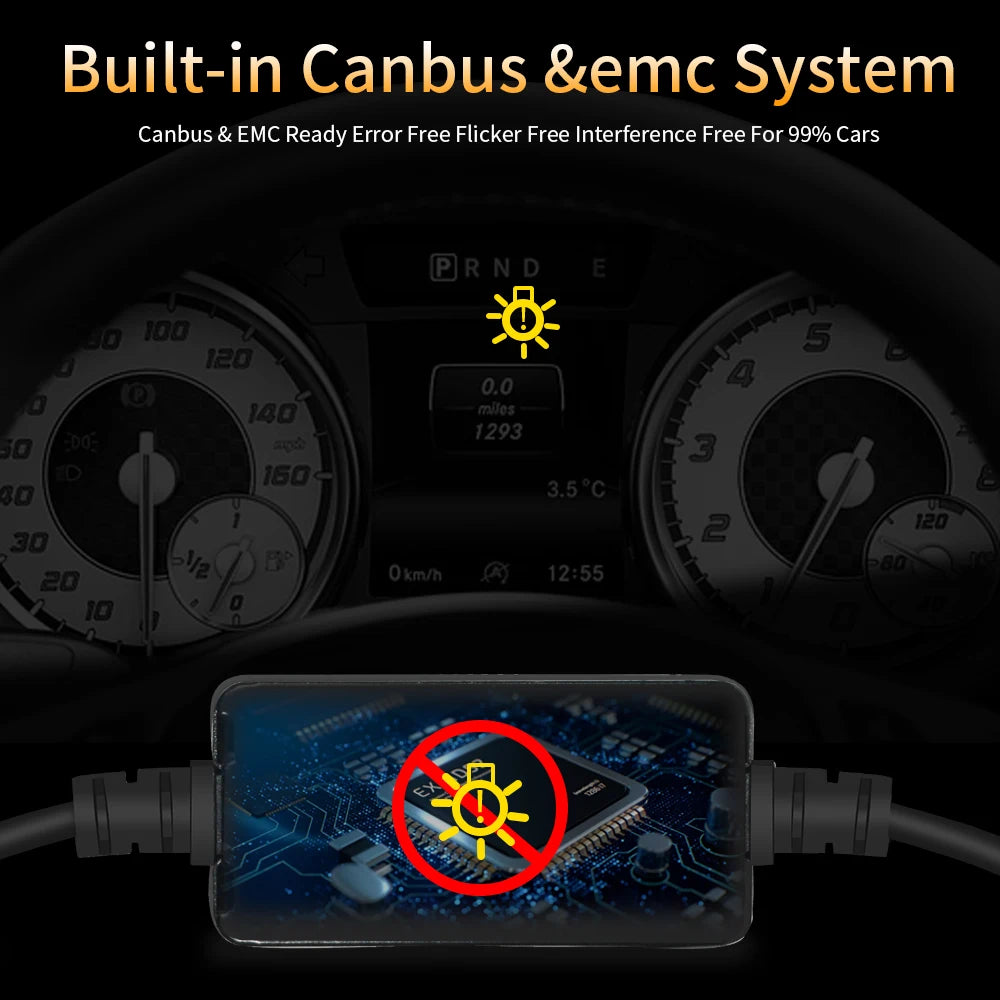Kit Lampadine LED Canbus H4 H7 300W 30000LM