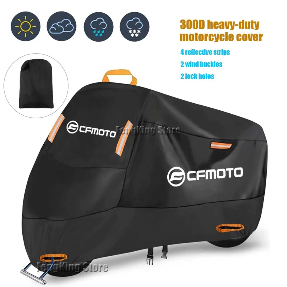 Telo Copri Moto Impermeabile Universale Anti-UV