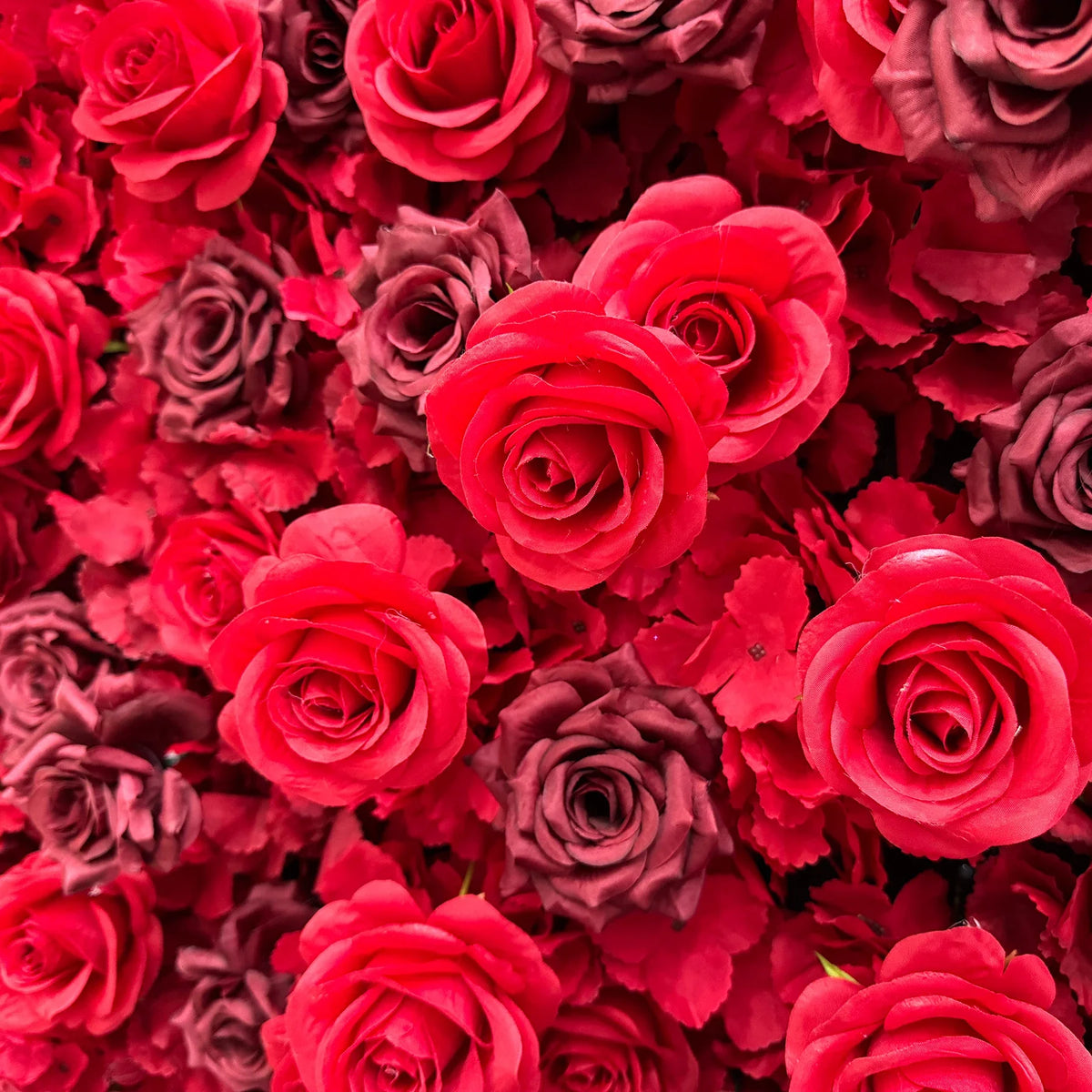 Creative Wedding Wall Decorative Wall Panels Pink Roses Rolled Up Flower Wall Background