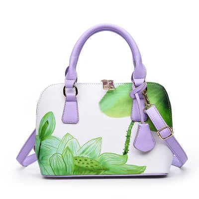 Hisuely Borse stampate firmate di vendita calda per borse da donna Shopper Shell eleganti borse a tracolla floreali