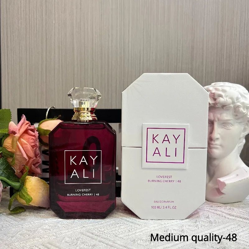 KAYALI 100ml Profumo da donna Fragranza fruttata floreale orientale a lunga durata con muschio di sandalo legnoso fresco e note eleganti