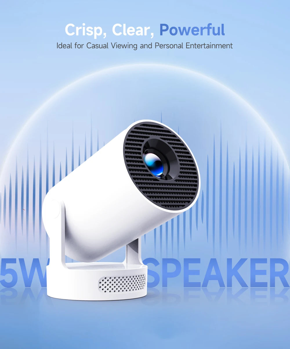 Magcubic HY300 Pro+ 8K Outdoor Projector 8000 Lumens Android 14 WiFi 6 BT5.4 Portable 5W HiFi Speaker 720P HD
