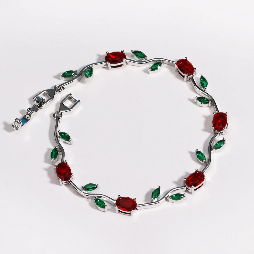 Braccialetti di gioielli da sposa per damigella d'onore da sposa in cristallo CZ con zirconi cubici di marca da donna, regalo per la mamma nel giorno del matrimonio