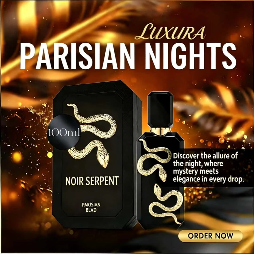 Profumo Unisex Black Snake Design Eau De Parfum, Fragranza Legnosa e Speziata, Lunga Durata, Elegante Flacone in Vetro per Uso Quotidiano