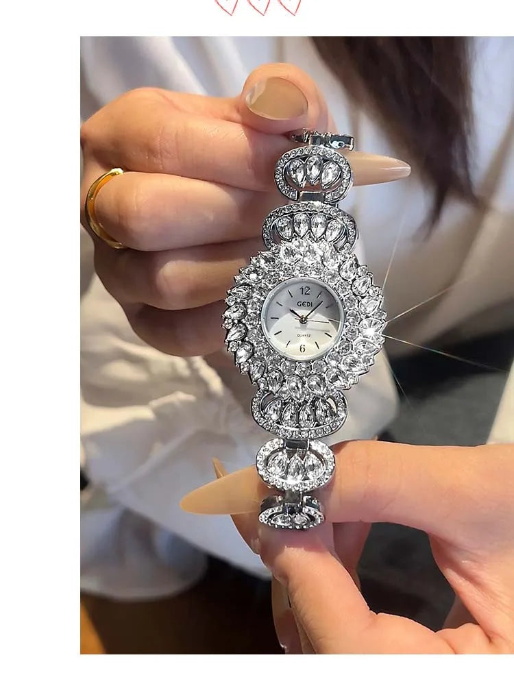GEDI Orologi da donna Cielo stellato Bracciale alla moda Madre - di - Perla Regali da donna di lusso squisiti Orologio al quarzo da donna