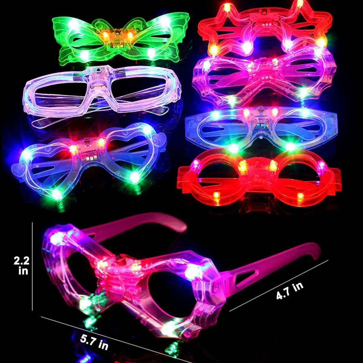Occhiali LED Feste 3