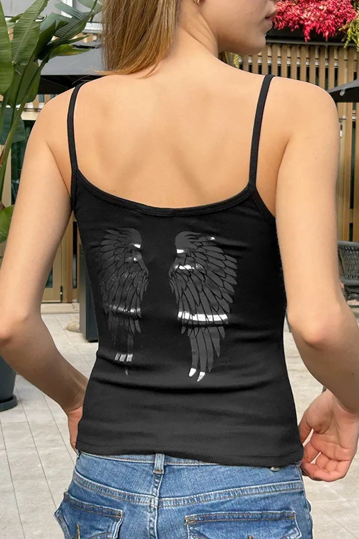 Felpe con Cappuccio da Donna con Stampa Ali d'Angelo in Paillettes, Maniche Lunghe, Tinta Unita, Stile Casual, Nuova Collezione 2025, Abbigliamento Streetwear Y2k