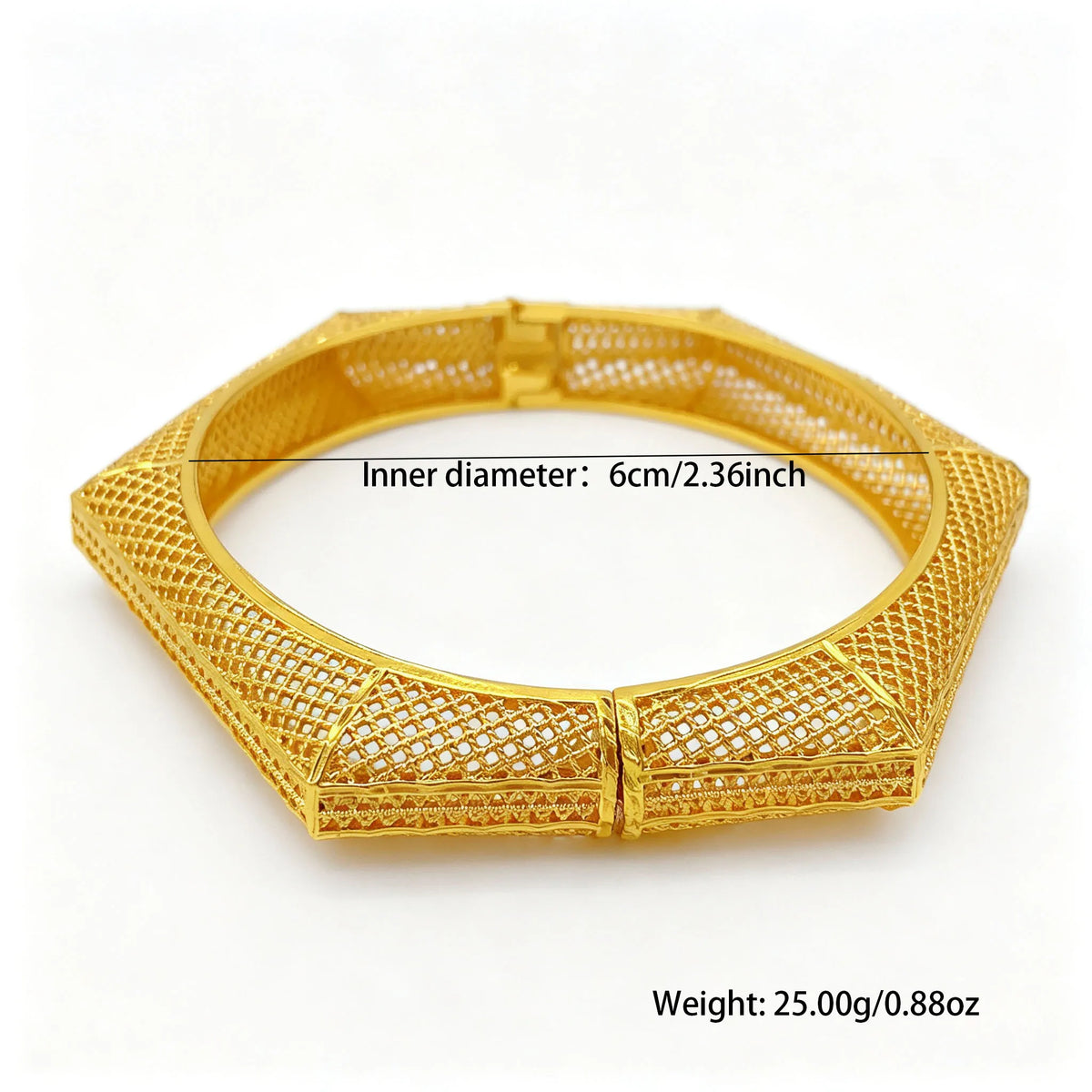 Bracciali da Sposa in Stile Arabo Color Oro 24k per Donne, Bracciale Geometrico di Dubai, Gioielli Africani Eritrei per Matrimoni, Regalo per Feste, Vendita all'Ingrosso