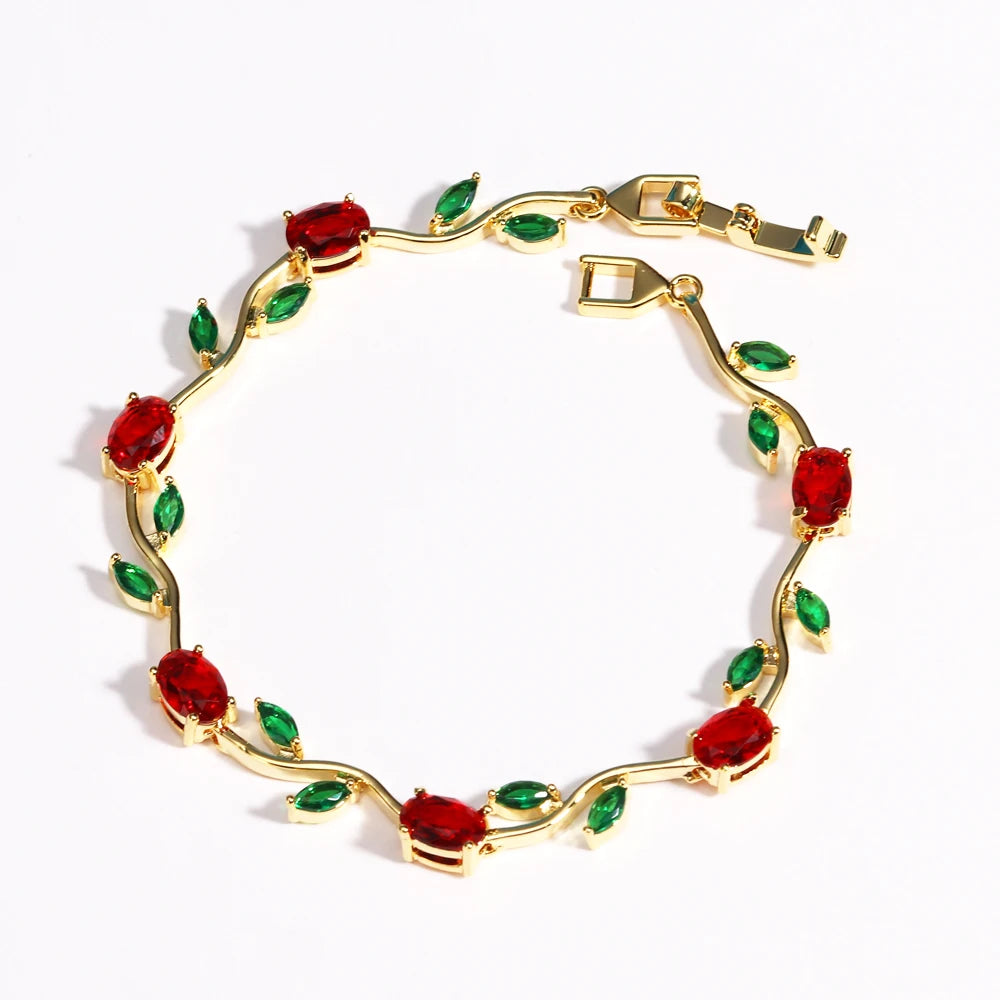 Braccialetti di gioielli da sposa per damigella d'onore da sposa in cristallo CZ con zirconi cubici di marca da donna, regalo per la mamma nel giorno del matrimonio
