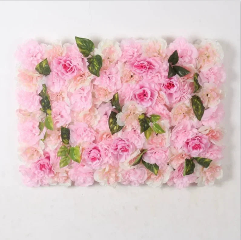 40X60CM Creative Artificial flower rose Flower wall wedding Artificial plants Background wall Christmas silk Modern decoration