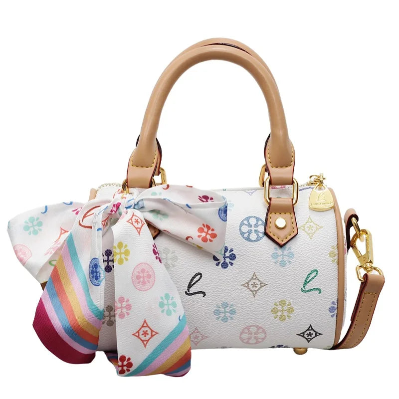 Borsa a Spalla Stile Boston 2026 Nuova Collezione Donna, Stampa Sensuale, Versatile, Borsa a Tracolla Singola a Cuscino, Design in Piccole Serie, Borsa a Mano
