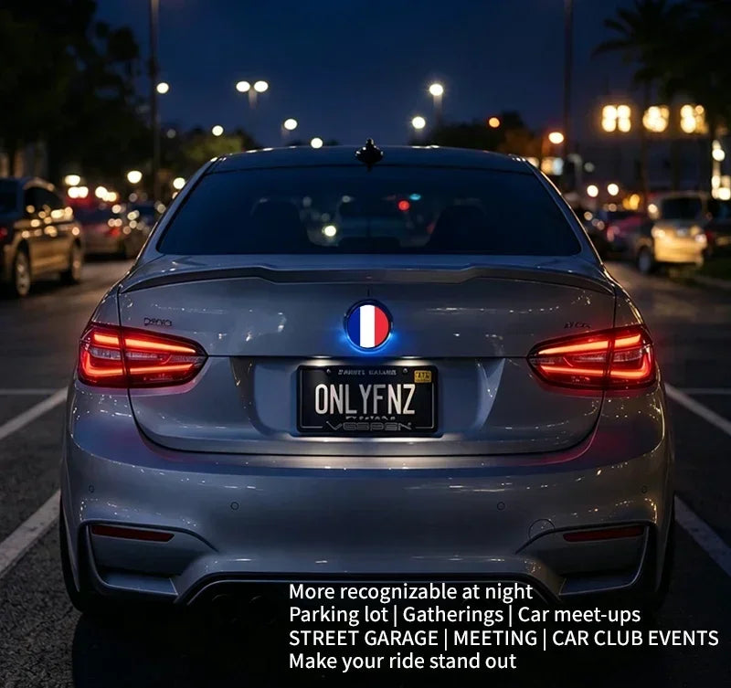 For E46 E90 E60 F30 F10 E39 E36 F20 G82 G30 G20 E87 E92 E91 E30 X1 Car Trunk LogoLED, Vehicle Dynamic Multi-Mode Indicator
