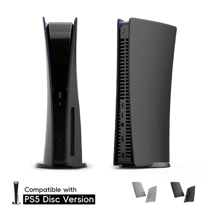 Cover faceplate nera PS5 disco