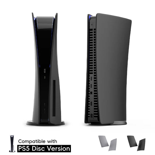Cover faceplate nera PS5 disco