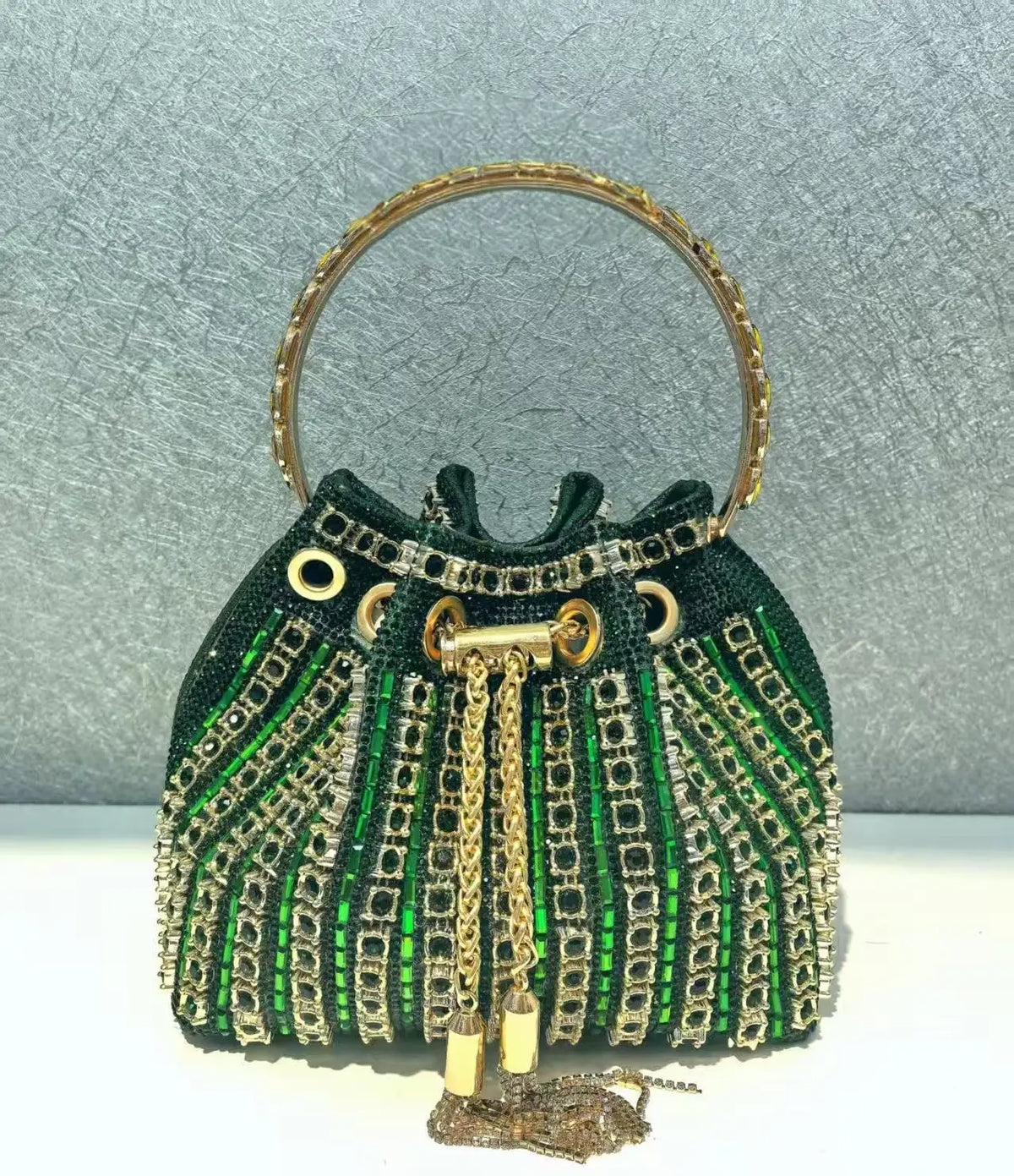 Borsa da donna di design di lusso Borsa con pochette con diamanti lucidi glitterati Borsa per banchetti per feste di nozze Borsa da sera con strass di cristallo