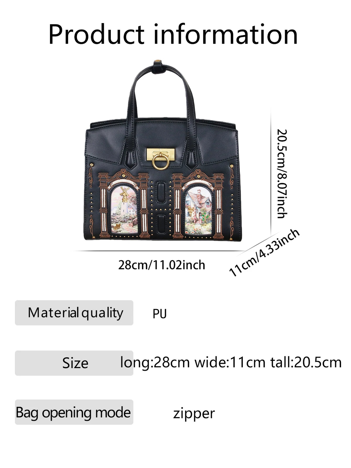 Borsa a Mano da Donna di Lusso Minority Design 2026, Grande Capacità, Ricamo Retrò, Stampa Fantasia, Borsa a Tracolla Portatile Elegante per Pendolari