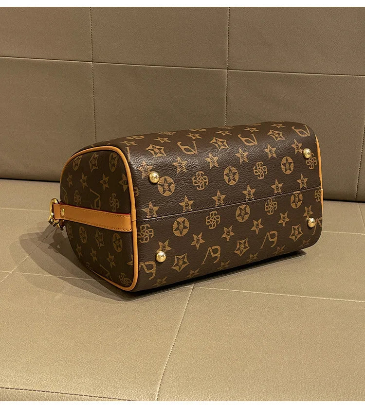Borsa a Tracolla in Pelle per Donna, Borsa Messenger di Lusso di Marca Famosa, Design Classico ed Elegante
