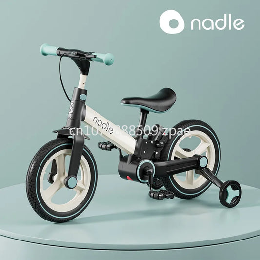 Exquisite Durable And Lightweight Children's Bicycle Bike 2-in-1 Multi Functional Foldable  Bicycle Sliding Bike