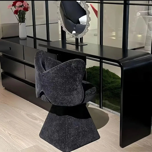 Light luxury dressing stool Simple makeup stool Internet celebrity master bedroom dressing chair Butterfly chair Back chair Rota