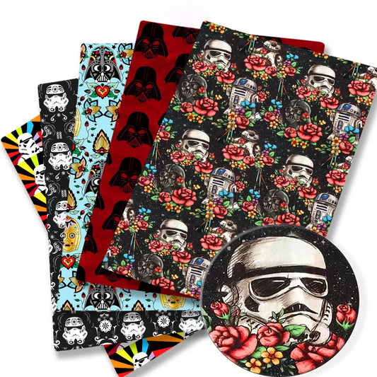140x50CM Cartoon printed fabric  DIY star wars Cartoon Polyester/100Cotton/satin Fabric Patchwork Tissue Kid Sewing Doll Curtain