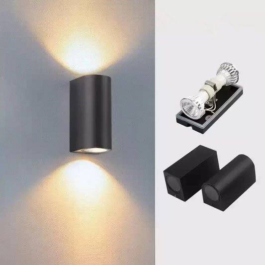 GU10 Base Outdoor Waterproof Wall Lights Garden Porch Wall Lighting LED Wall Lamps AC86-265V Indoor Bedroom Bedside Decorati