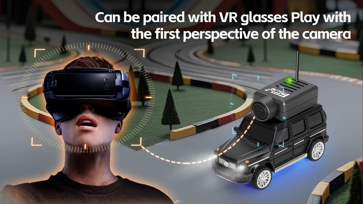 WLtoys 6406 1/64 Mini RC Car with 720P FPV Camera Wifi APP Control 2.4G Reomte Contorl Racing Vehicle Toy for Children