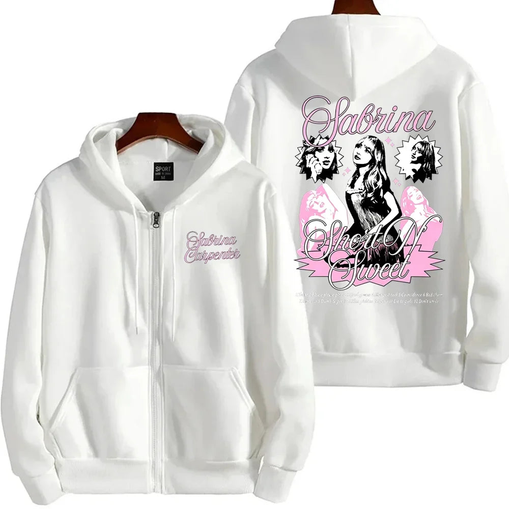 Felpa con Cappuccio e Zip da Donna, Rosa Vintage con Grafica Figurativa, Stampa Artistica Retrò, Maniche Lunghe, Vestibilità Ampia, Abbigliamento Casual Streetwear