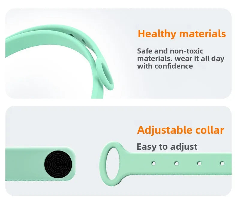 Adjustable Laser Cat Collar Interactive Toy Hands-Free Eye-Safe Red Light for Indoor Cats Dog Automatic Self-Play Toy