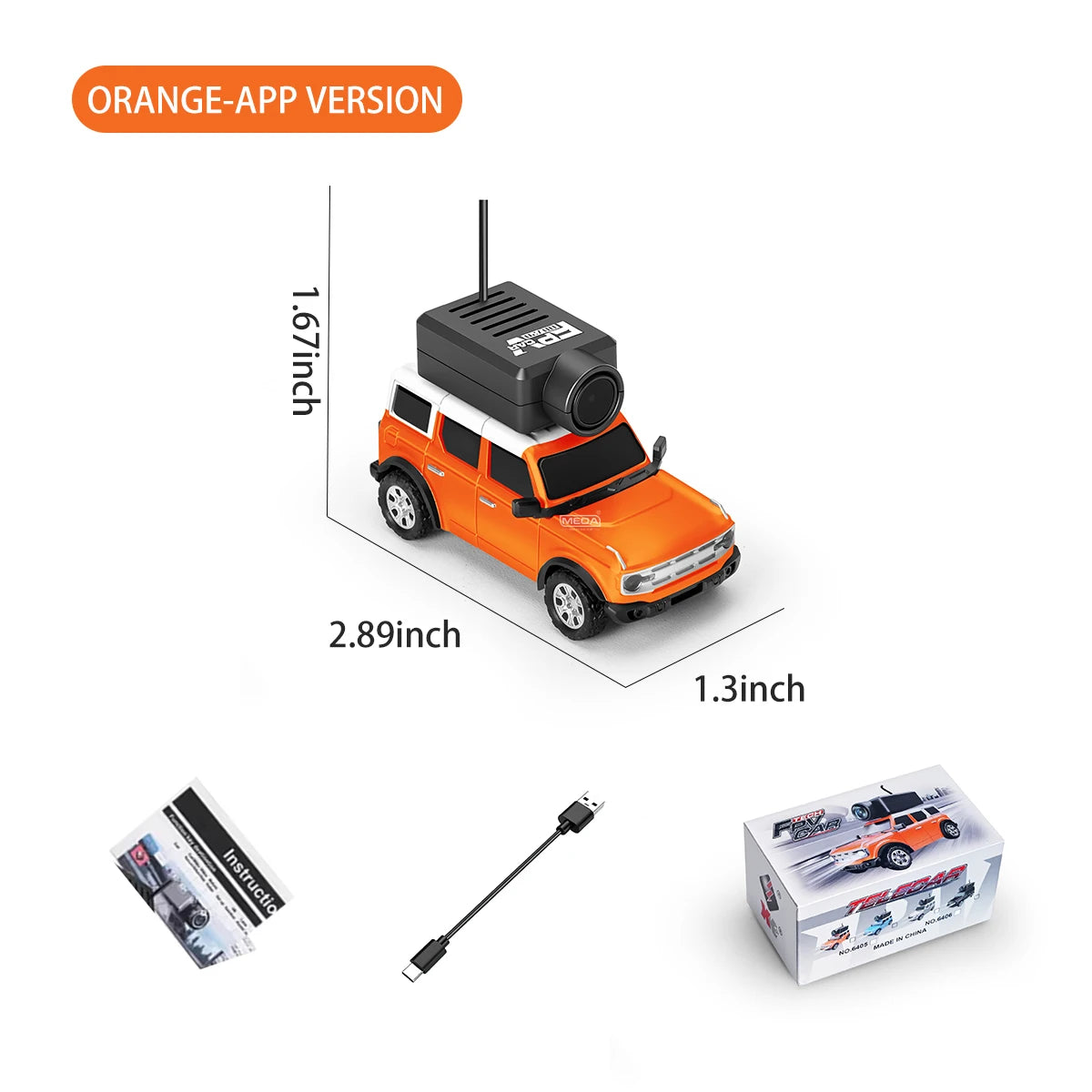 Auto RC WLtoys 6405/6406 con Tappeto Pista e Telecamera