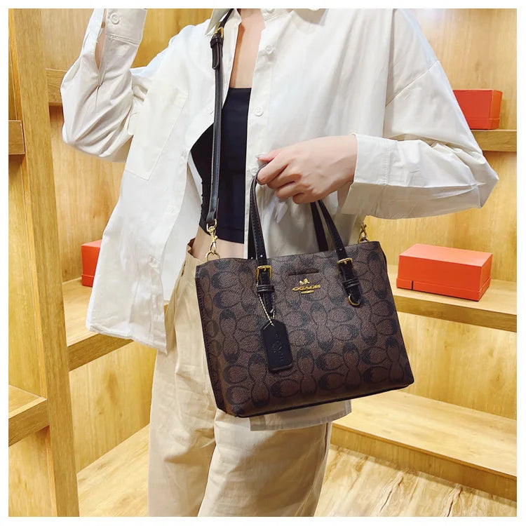 Borsa Stampata Francese 2026 Nuova Borsa a Tracolla Versatile Stile Retrò Lusso Moda Casual Europea e Americana