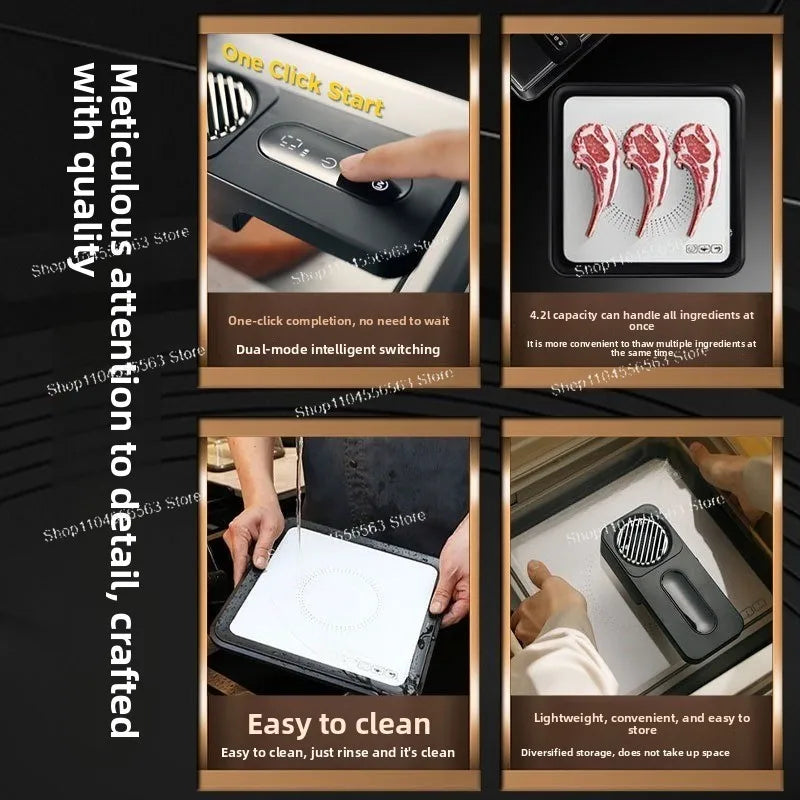 Intelligent Electric Food Thawer Multifunctional Large-capacity Frozen Meat Thawer Household Quick Thawing and Fresh
