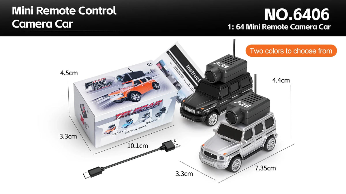 WLtoys 6406 1/64 Mini RC Car with 720P FPV Camera Wifi APP Control 2.4G Reomte Contorl Racing Vehicle Toy for Children