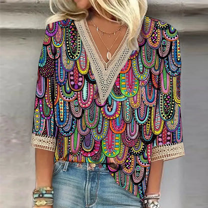 Camicia Elegante Casual Maniche Corte