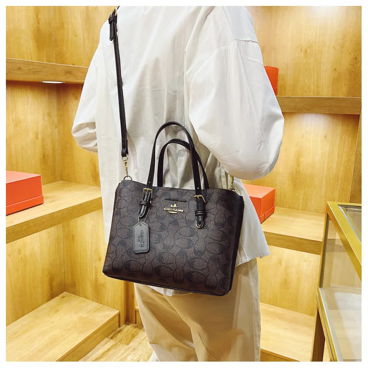 Borsa Stampata Francese 2026 Nuova Borsa a Tracolla Versatile Stile Retrò Lusso Moda Casual Europea e Americana