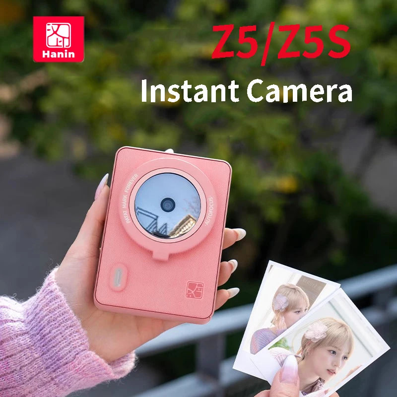 HPRT Z5/Z5S Instant Camera 300DPI Portable Mini Color Photo Printer Instant Camera Machine