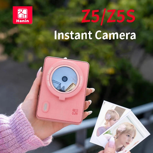 HPRT Z5/Z5S Instant Camera 300DPI Portable Mini Color Photo Printer Instant Camera Machine